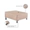 Modern Leisure Chalet Patio Ottoman/Coffee Table/Fire Pit Cover, 48 in. L x 25 in. W x 18 in. H, Beige 2928 - alternate 6